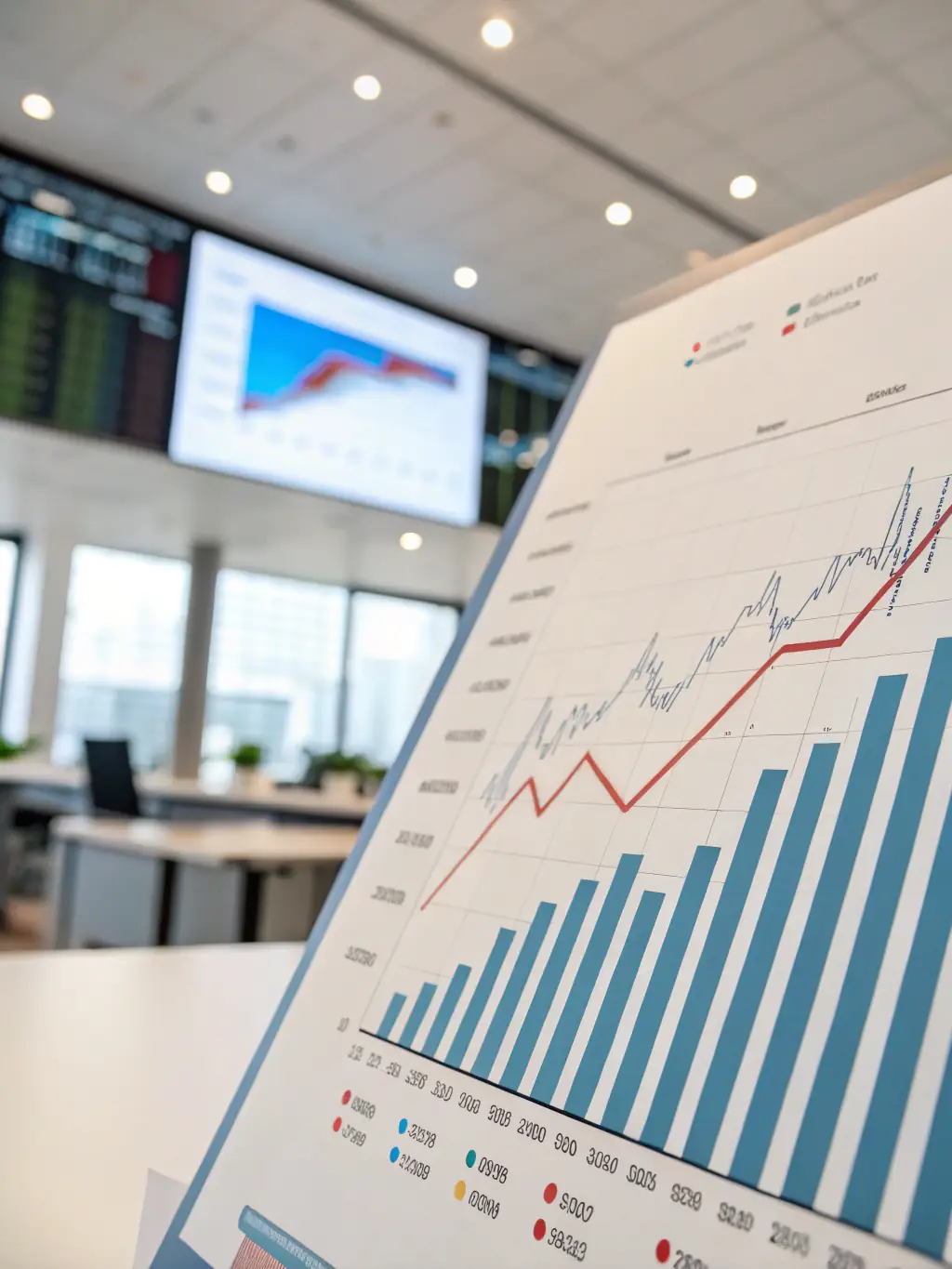 A graph showing steady financial growth in the South African market, illustrating the potential for sustainable wealth accumulation through strategic financial planning.